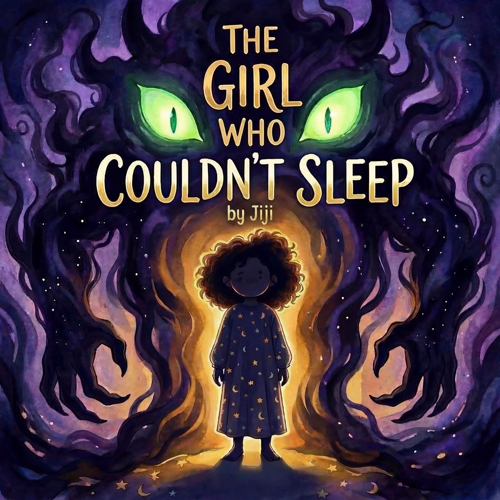 The Girl Who Couldn't Sleep — picture book cover